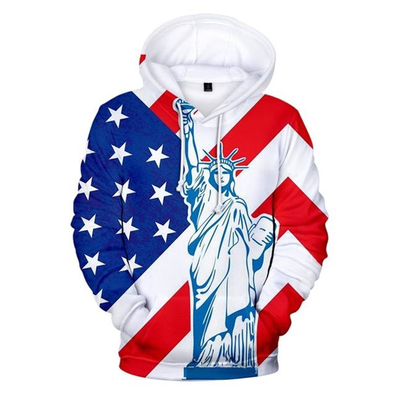 3D Printing Usa - Sweat à capuche imprimé 3D Statue