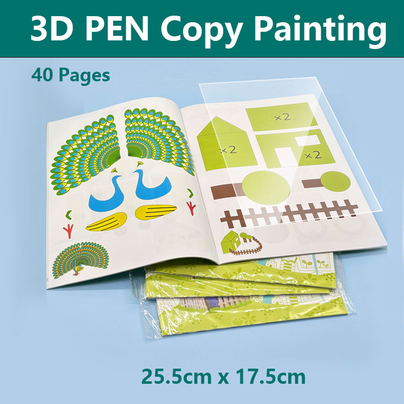 3D Printing Template - Livre de dessin à stylo 3D