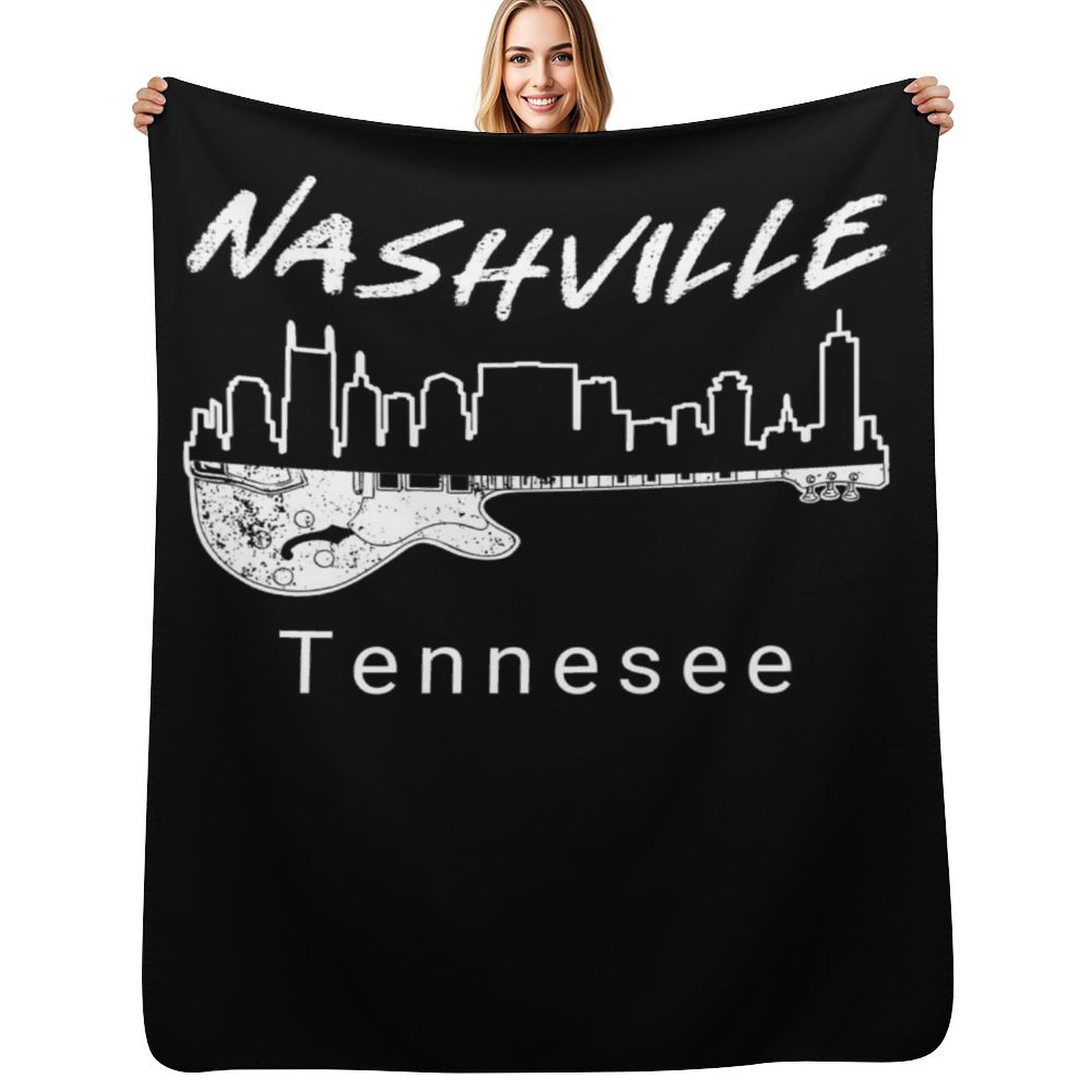 3D Printing Guitar - Couverture Souvenir Nashville Tn Guitar Country