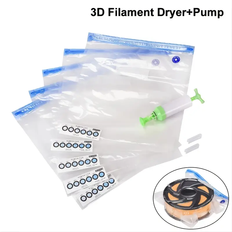 3D Printing Nylon Filament - Sacs et pompe de stockage de