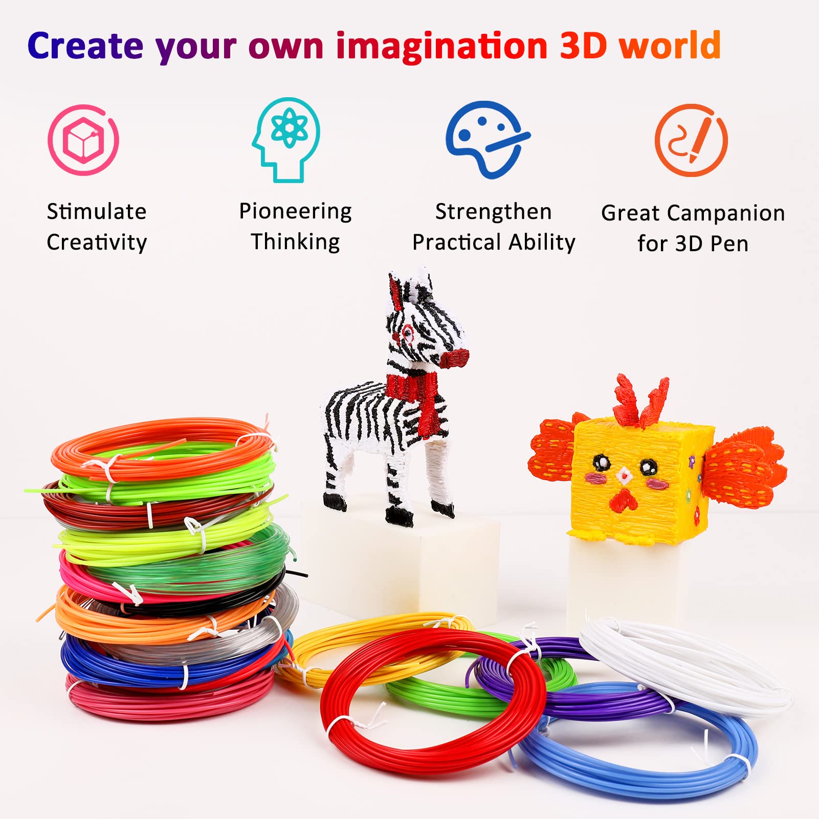 Filament PLA 40/32/30 couleurs - 3D Printing Nylon Filament avis et prix