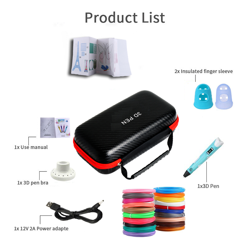 Stylo 3D avec écran LCD, jouet - 3D Printing Nylon Filament avis et prix