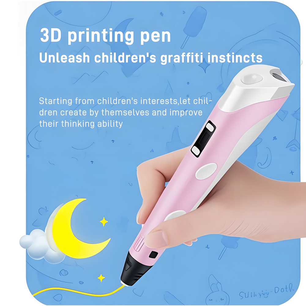 Stylo 3D avec écran LCD, jouet - 3D Printing Nylon Filament avis et prix