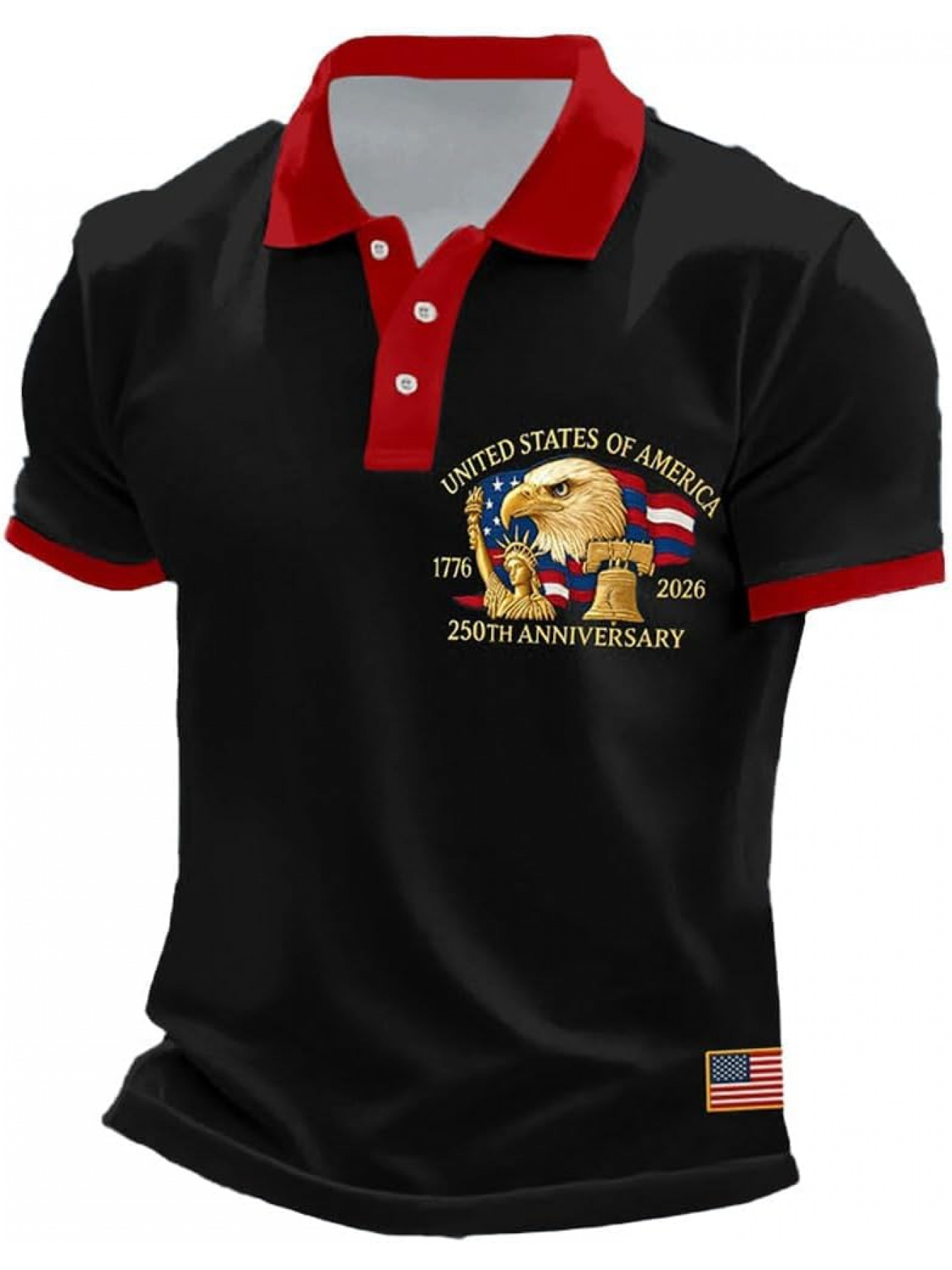 Polo pour homme USA 250th Anni - 3D Printing Usa avis et prix