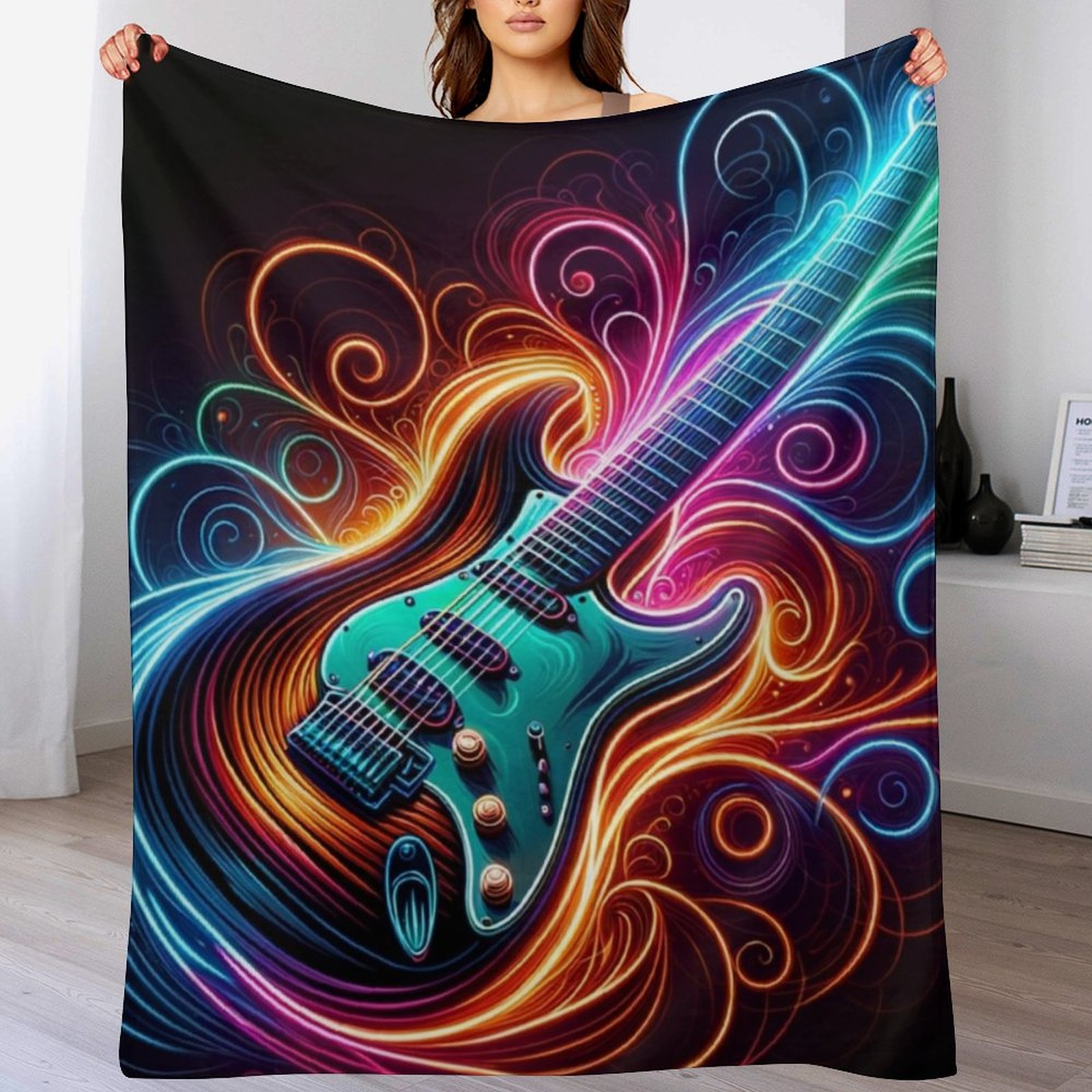 Neon Groove - Couverture douce - 3D Printing Guitar avis et prix