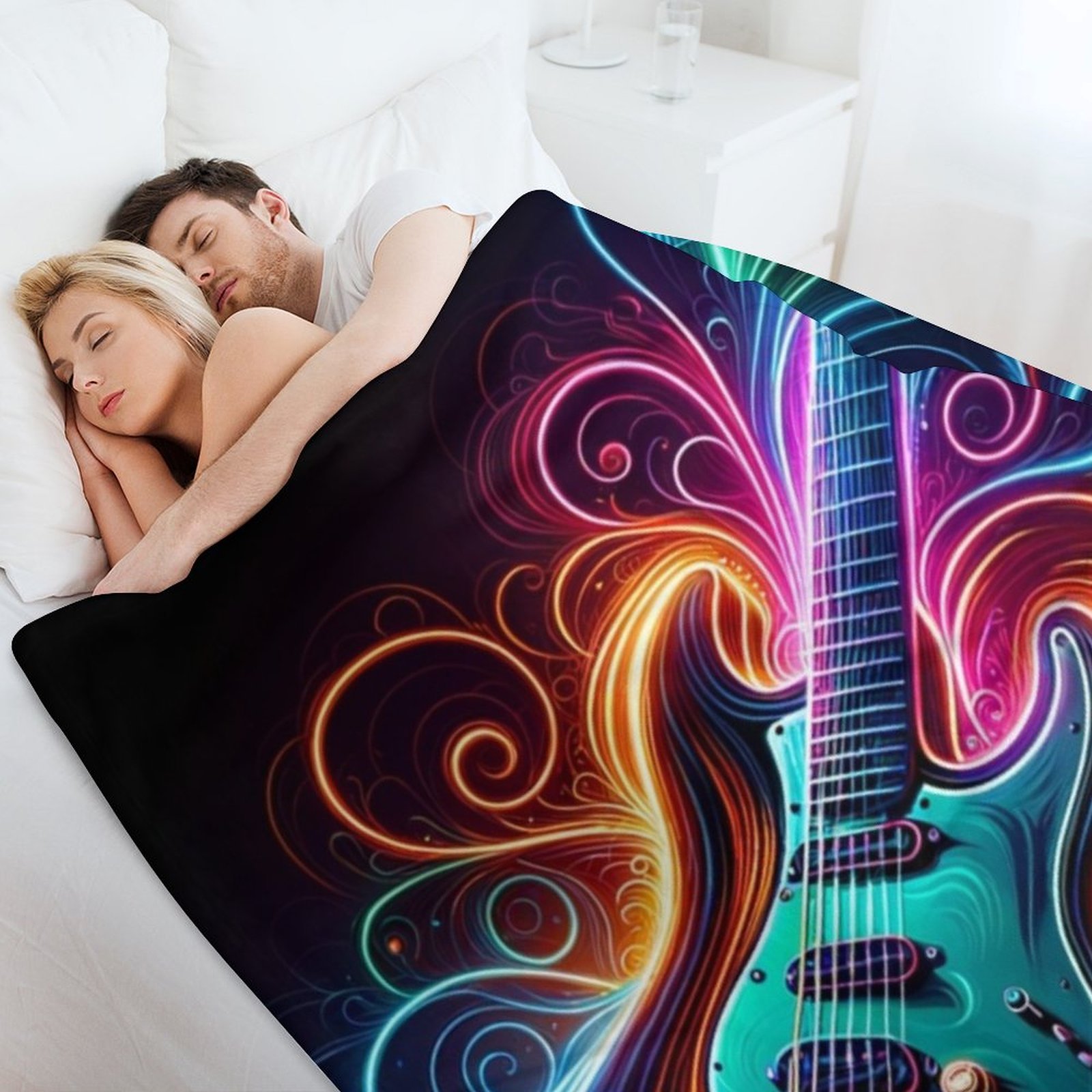 Neon Groove - Couverture douce - 3D Printing Guitar avis et prix
