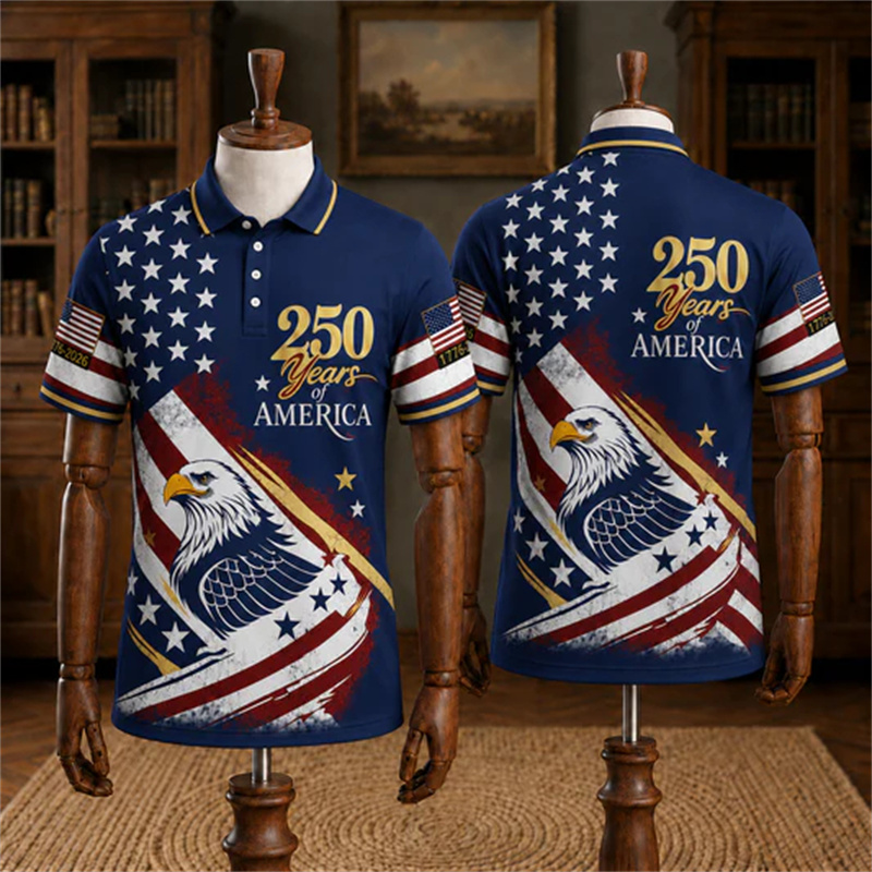Polo pour homme USA 250e anniv - 3D Printing Usa avis et prix