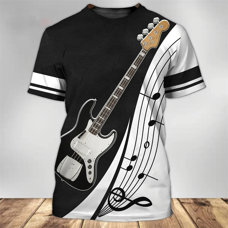 T-shirt à manches courtes et c - 3D Printing Guitar avis et prix