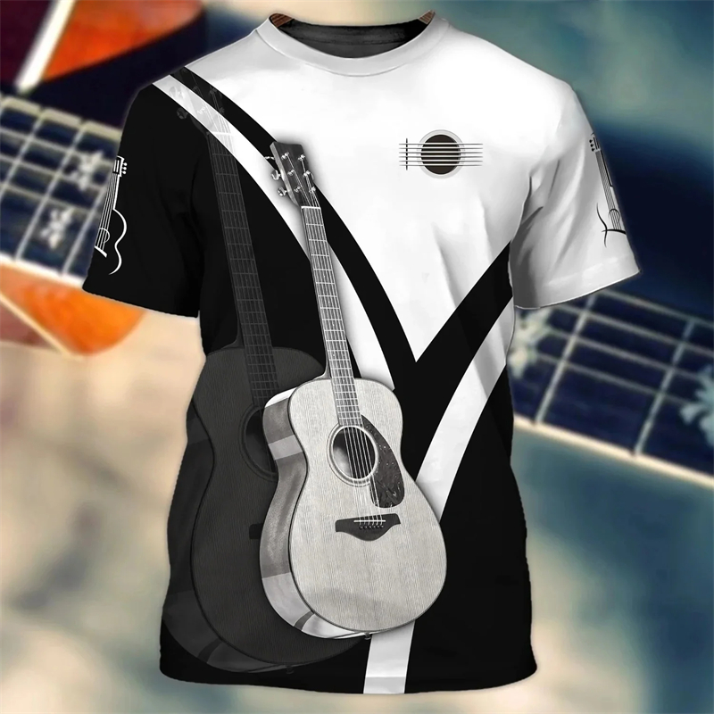 T-shirt à manches courtes et c - 3D Printing Guitar avis et prix