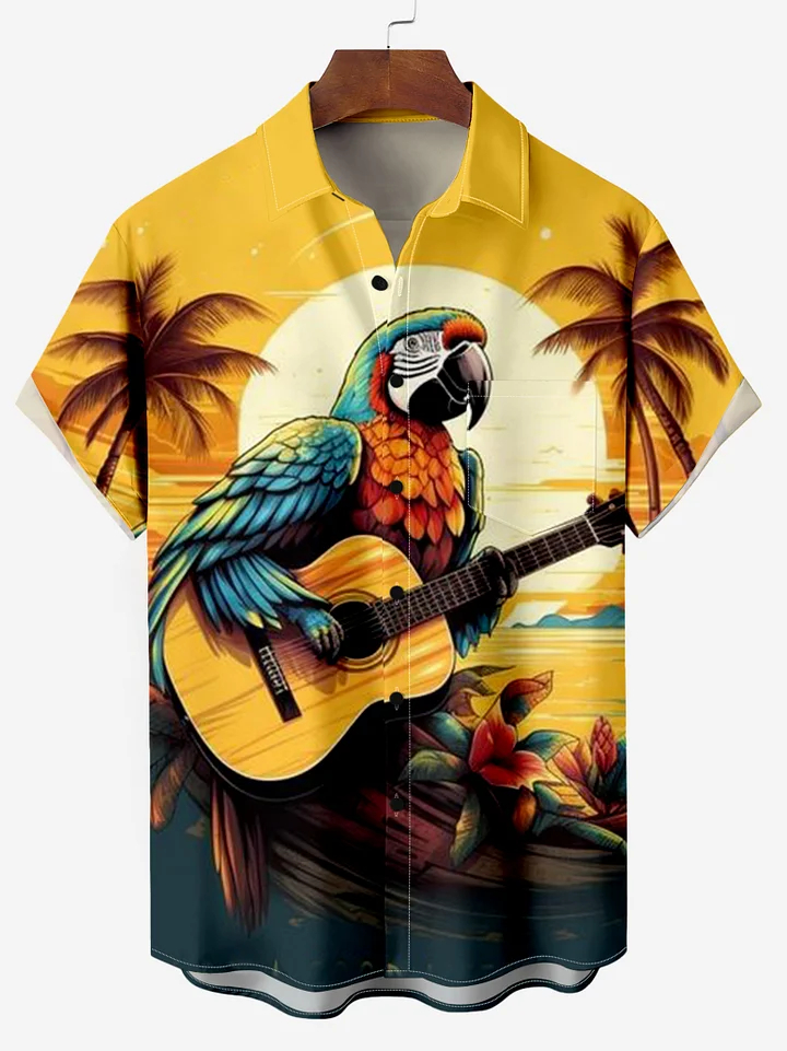 JEHawaiian Parrot-Chemises pou - 3D Printing Guitar avis et prix