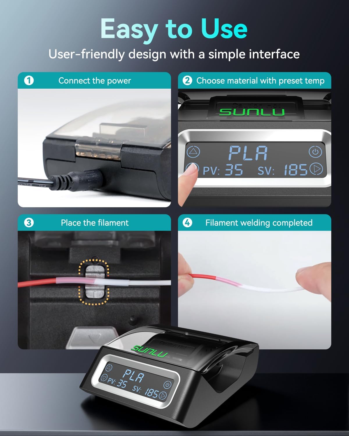 SUNLU FC01 connecteur de Filam - 3D Printing Nylon Filament avis et prix