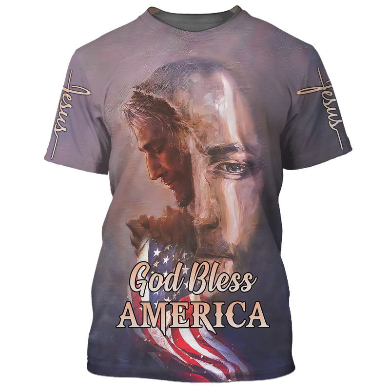 T-shirt à manches courtes Jésu - 3D Printing Usa avis et prix