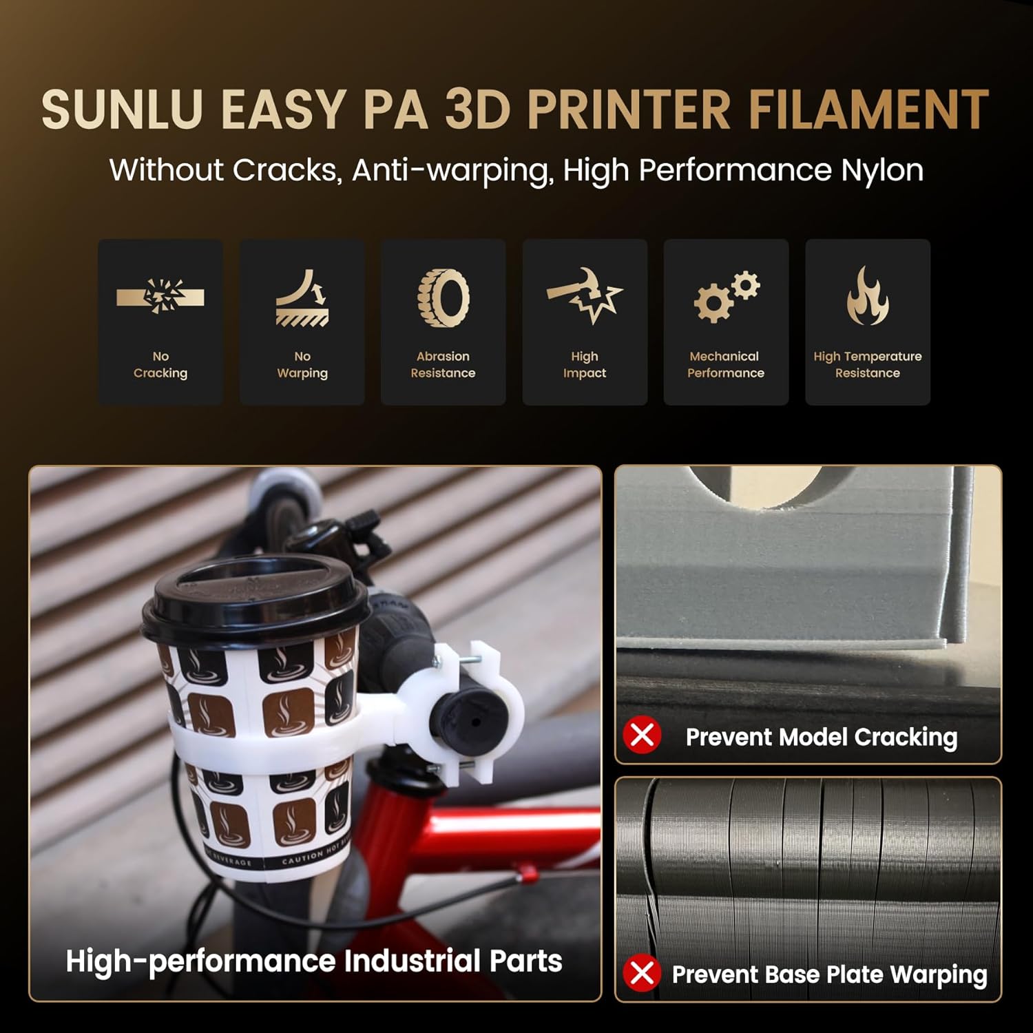 SUNLU 1KG Filament en Nylon fa - 3D Printing Nylon Filament avis et prix