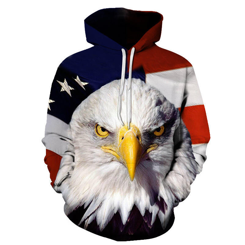 Sweat-shirt à capuche imprimé  - 3D Printing Usa avis et prix