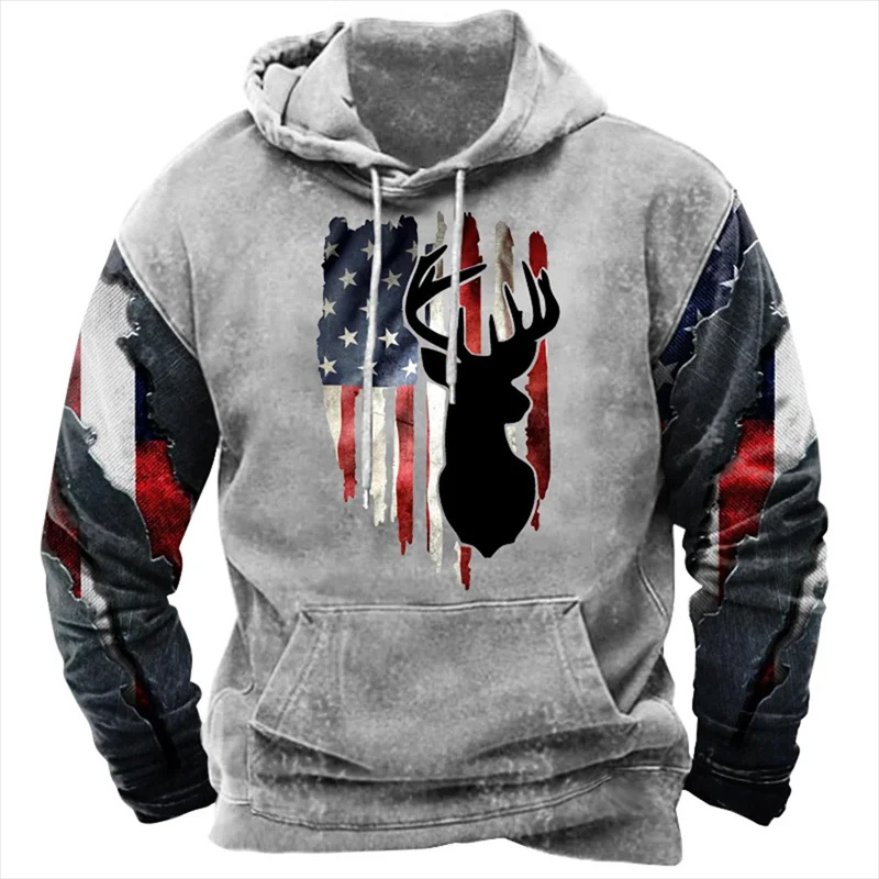 Sweat-shirt à capuche Vintage  - 3D Printing Usa avis et prix